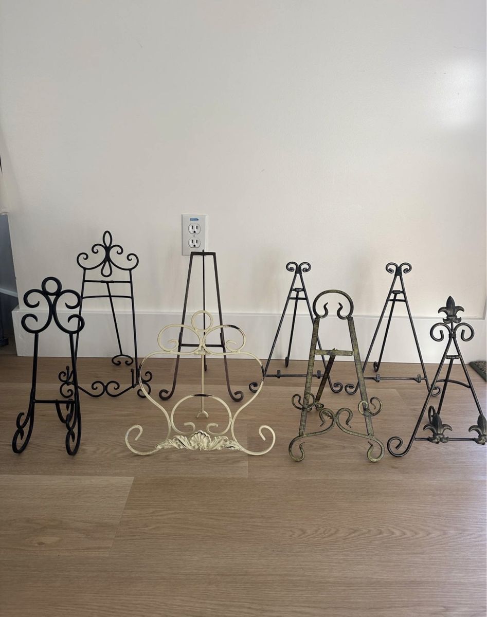 Decorative Metal Easel - Various Sizes & Styles