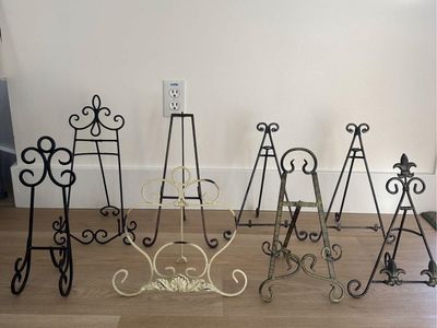 Decorative Metal Easel - Various Sizes & Styles