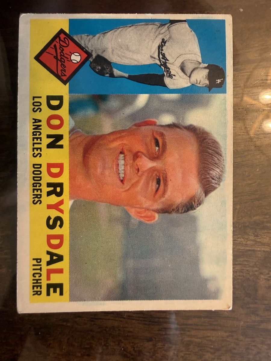 1961 Topps Don Drysdale #260 Vintage HOF Baseball Card