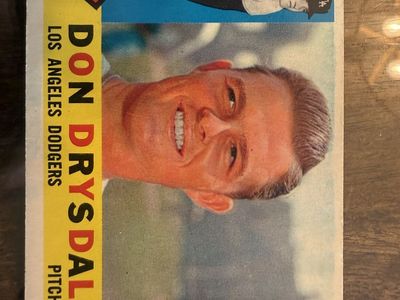 1961 Topps Don Drysdale #260 Vintage HOF Baseball Card