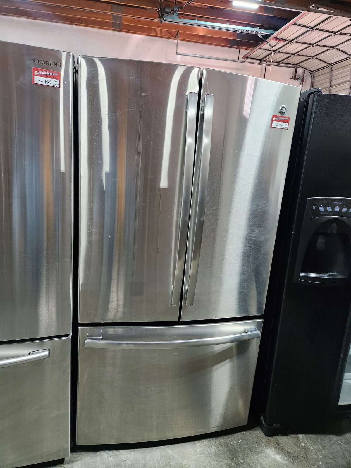 LOW PRICE GUARANTEED! GE STAINLESS STEEL FRENCHDOOR FRIDGE