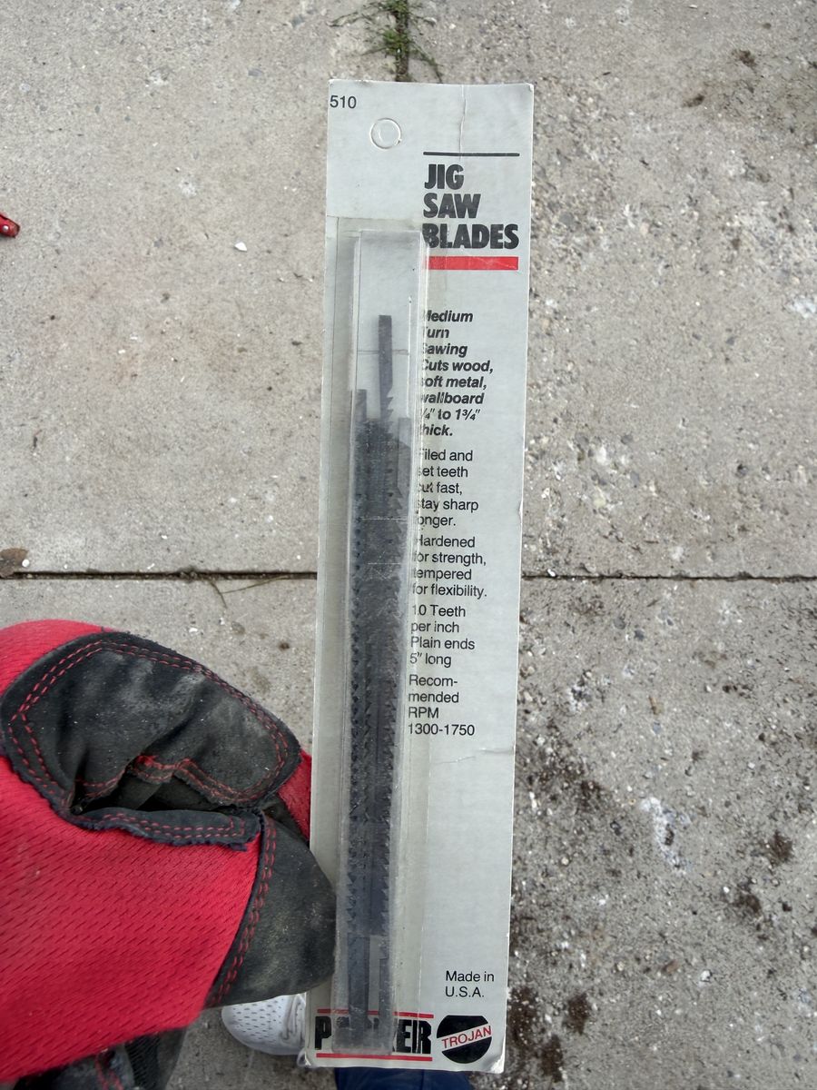 About 20 packs of Jig Saw Blades 5" Long