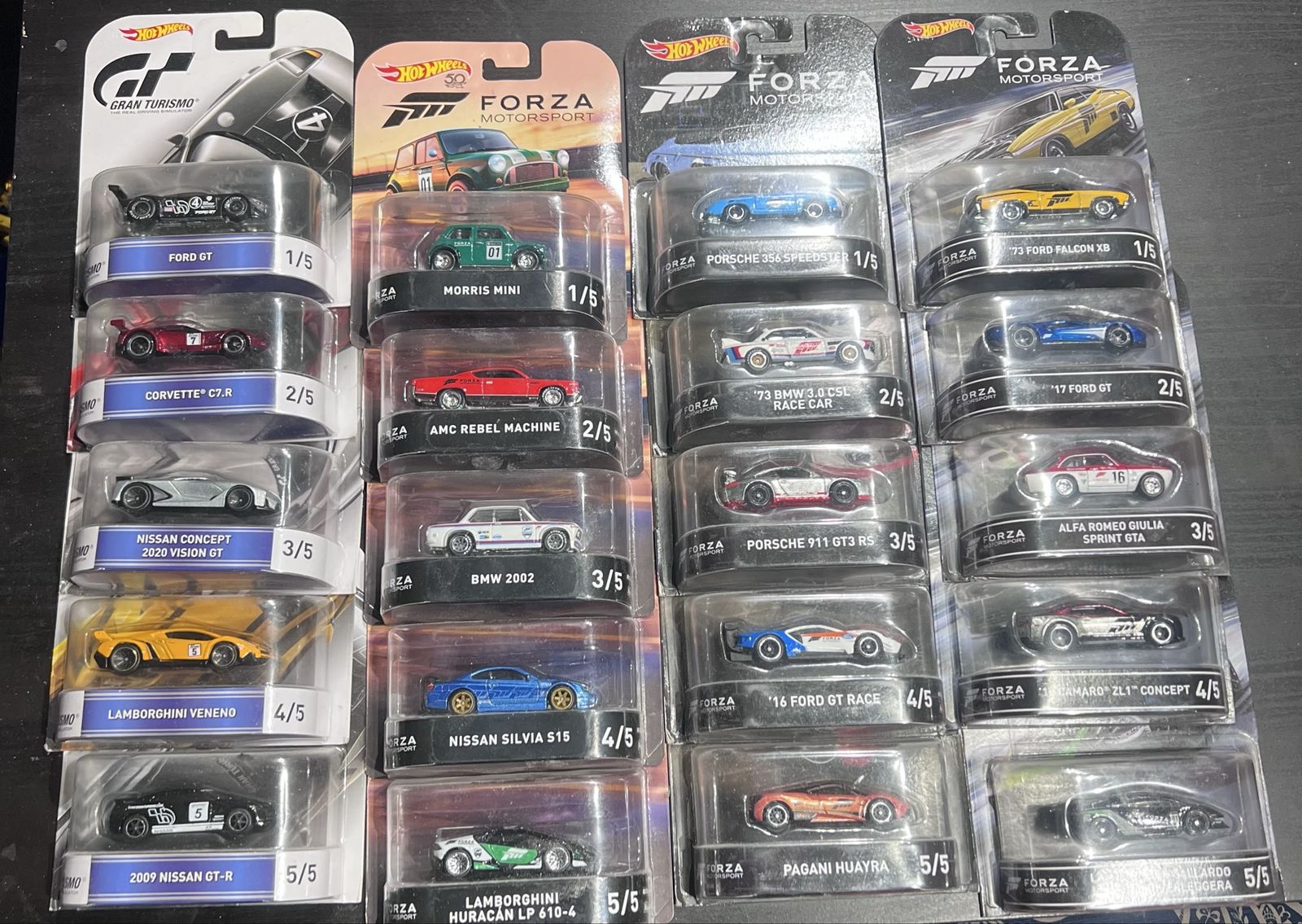 Premium Hot Wheels Sets 5/5 Forza & Gran Turismo