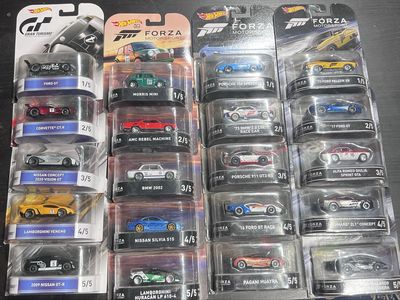 Premium Hot Wheels Sets 5/5 Forza & Gran Turismo