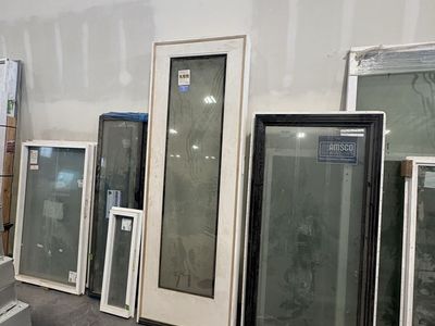Assorted BRAND NEW Windows and Doors Various Sizes