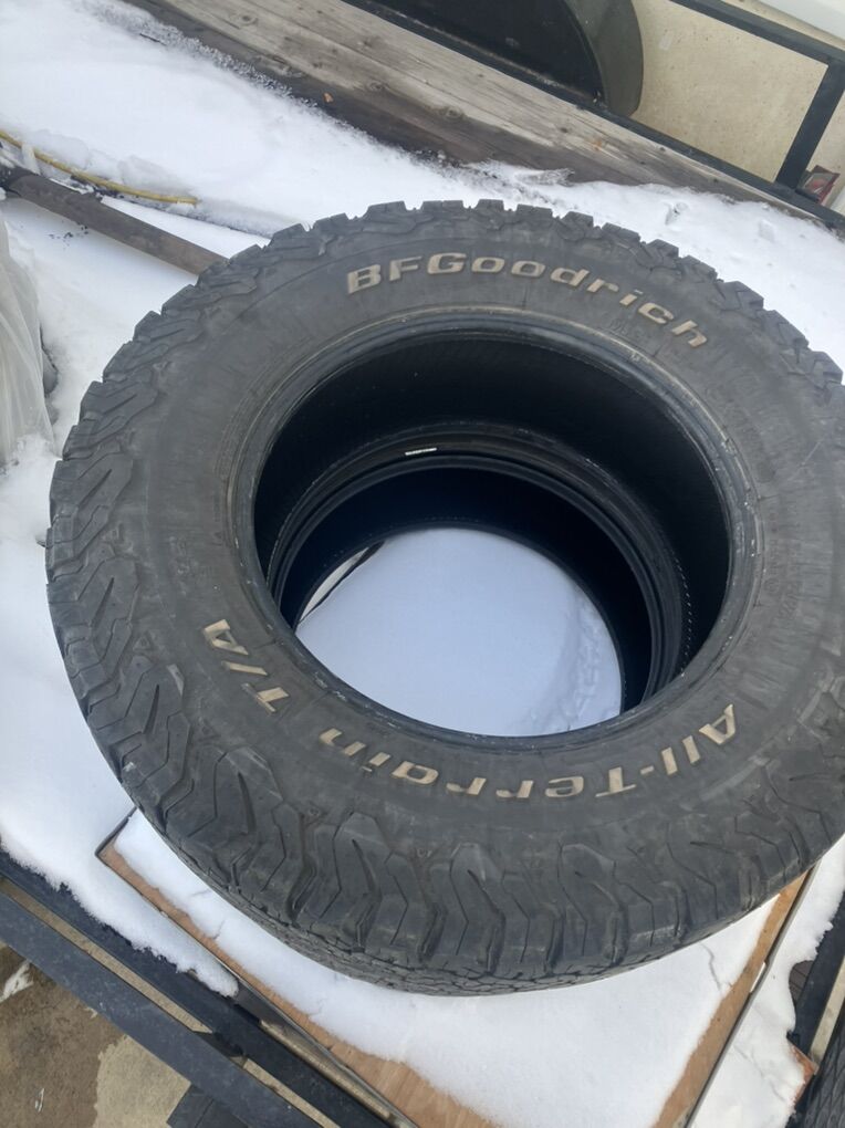 Set of tires 275/70r18