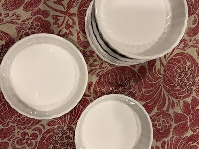 Elegent Creme Brulee Porcelain Dishes - Set Of 6