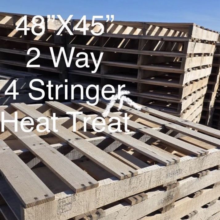 48”x45” ISPM Heat Treat Certified Pallets.