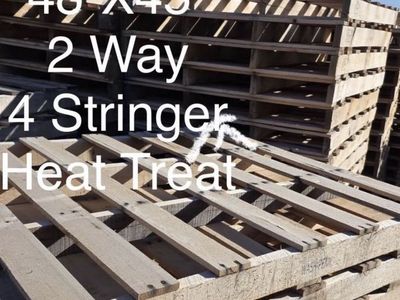 48”x45” ISPM Heat Treat Certified Pallets.