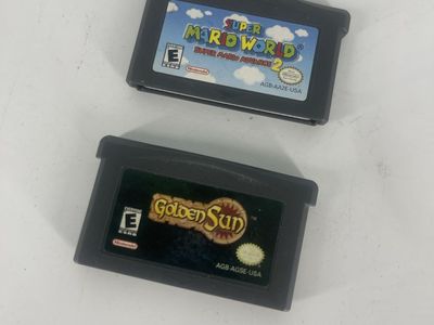 Golden sun and Super Mario GBA