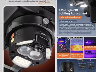 QianLi Gorilla Trinocular 6558 microscope