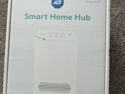 ADT Smart Home Hub Security System with 7 Window/Door Sensors & Power Adapter, Self Setup