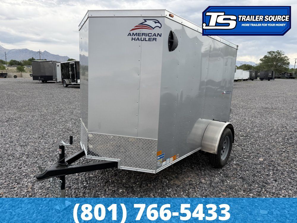 5x8 American Hauler Arrow Enclosed Cargo Trailer - 5'6" Interior - 3.5K GVWR - Ramp Door