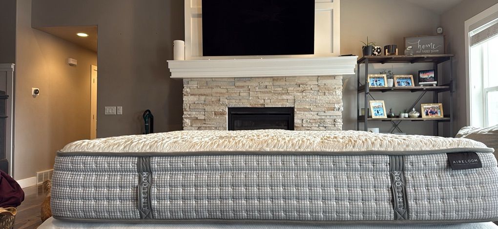 Aireloom Plush Cali king Mattress + Base! $850