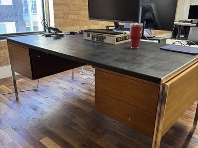Desk and Credenza- 1968