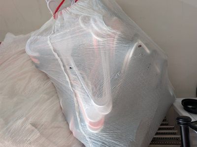 Large Bag of Bulk Plastic Clothes Hangers