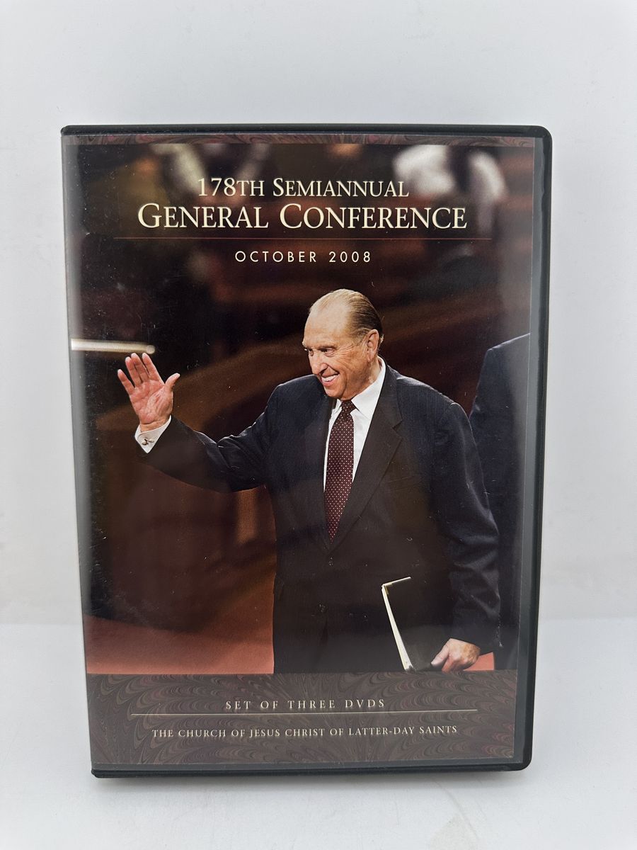 178th Semiannual General Conference October 2008 3 DVD Set LDS Mormon Church