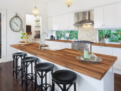 NEW Hampton Bay 6 ft. x 39 in Unfinished Walnut Butcher Block Countertop