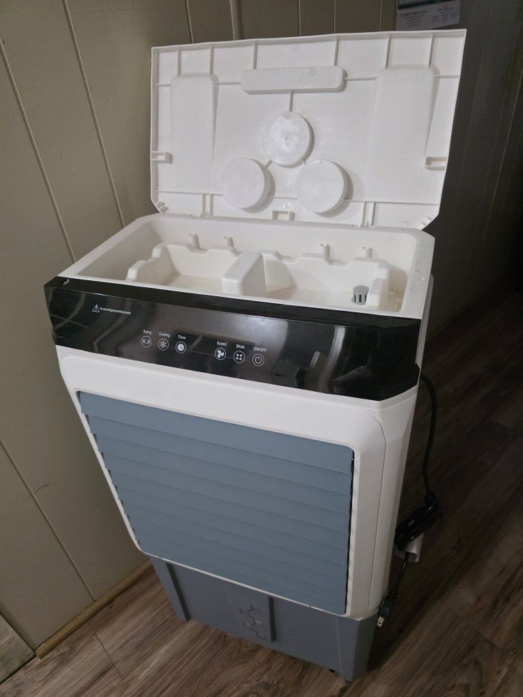 Portable Evaporative Air Cooler with Remote Control - Compact & Efficient