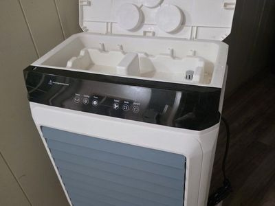Portable Evaporative Air Cooler with Remote Control - Compact & Efficient