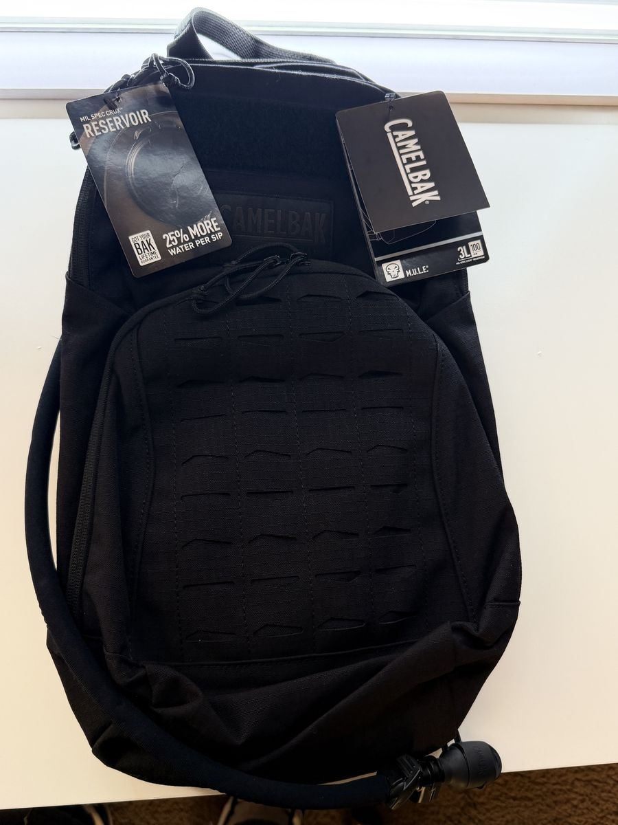 Camelbak M.U.L.E. 100 oz Mil-Spec Crux Reservoir Hydration Pack Black
