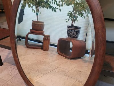 Oval Beveled Mirror