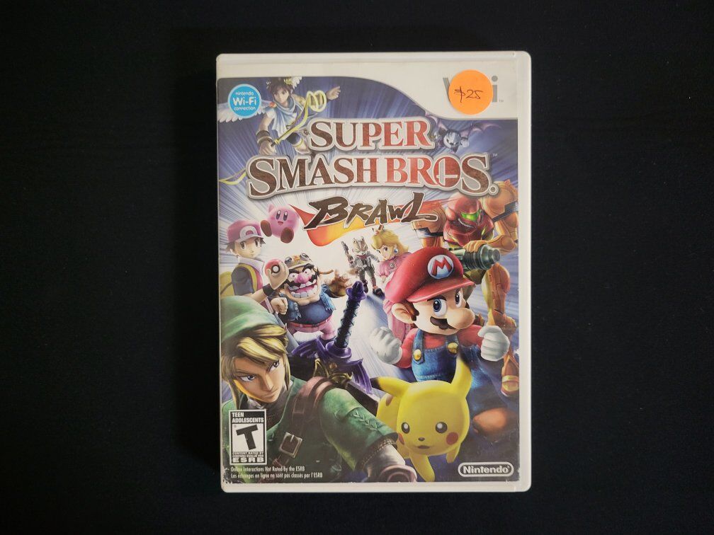 Super Smash Bros. Brawl Wii (Nintendo Wii, 2008) T