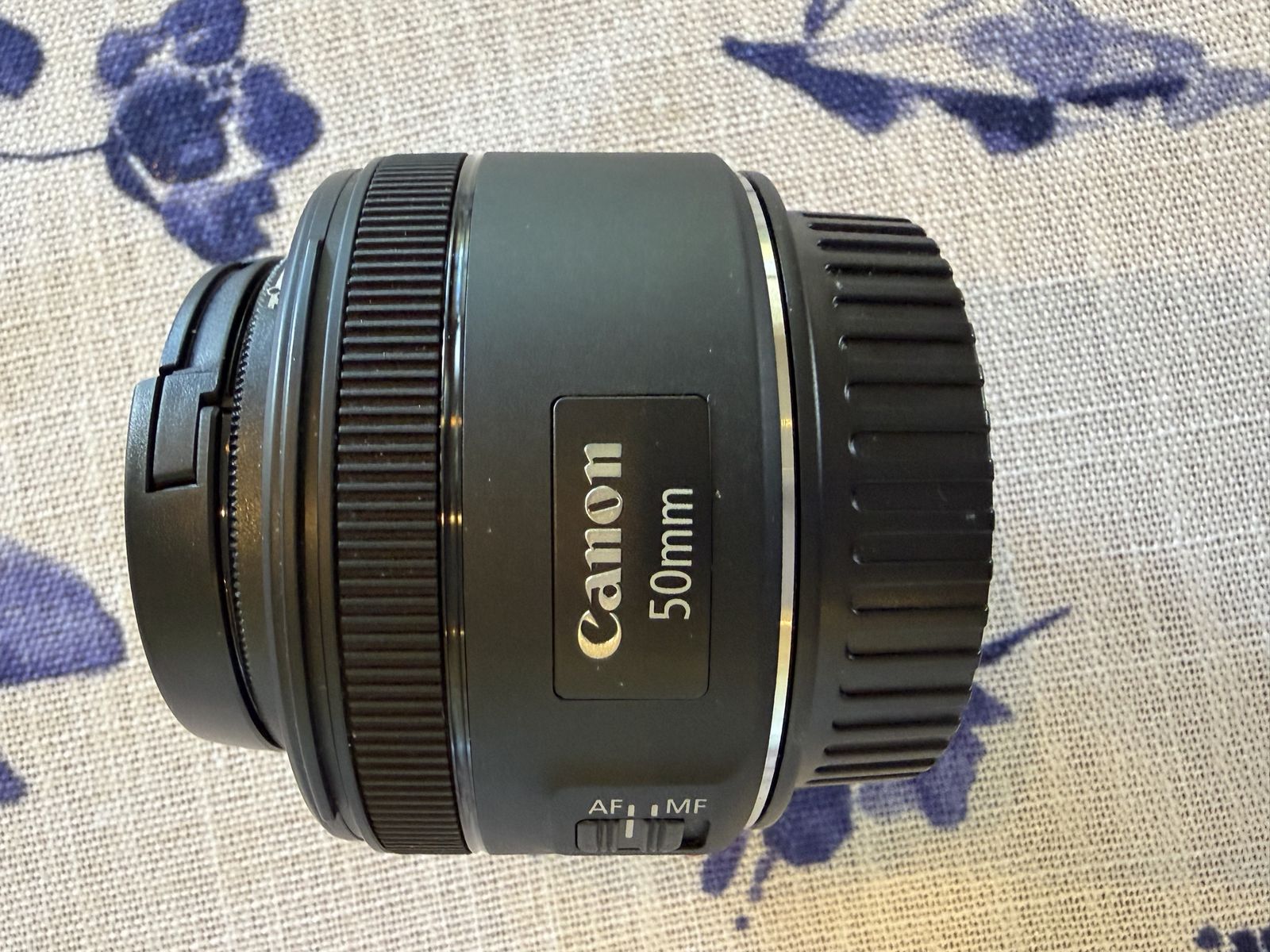 Canon 50mm Camera Lens with Tiffen UV Protector Filter