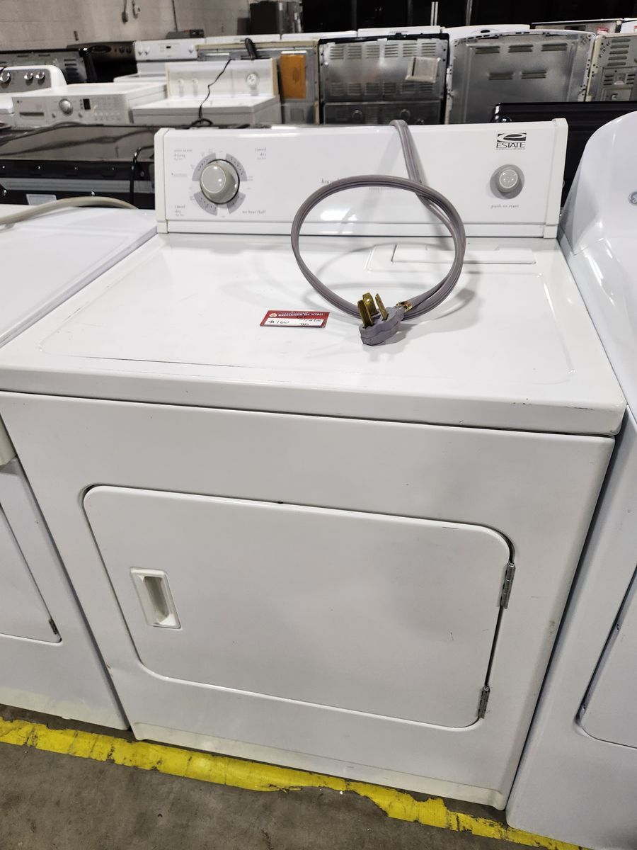 Estate by Whirlpool White Electric Dryer - Large Capacity, W-Warranty