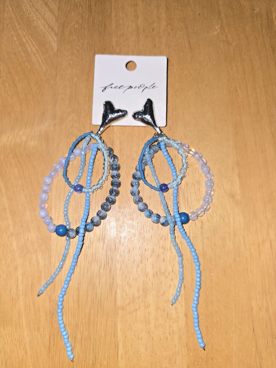 FreePeople Blue Dangle Earrings