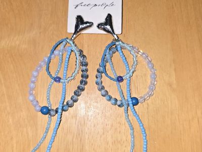 FreePeople Blue Dangle Earrings