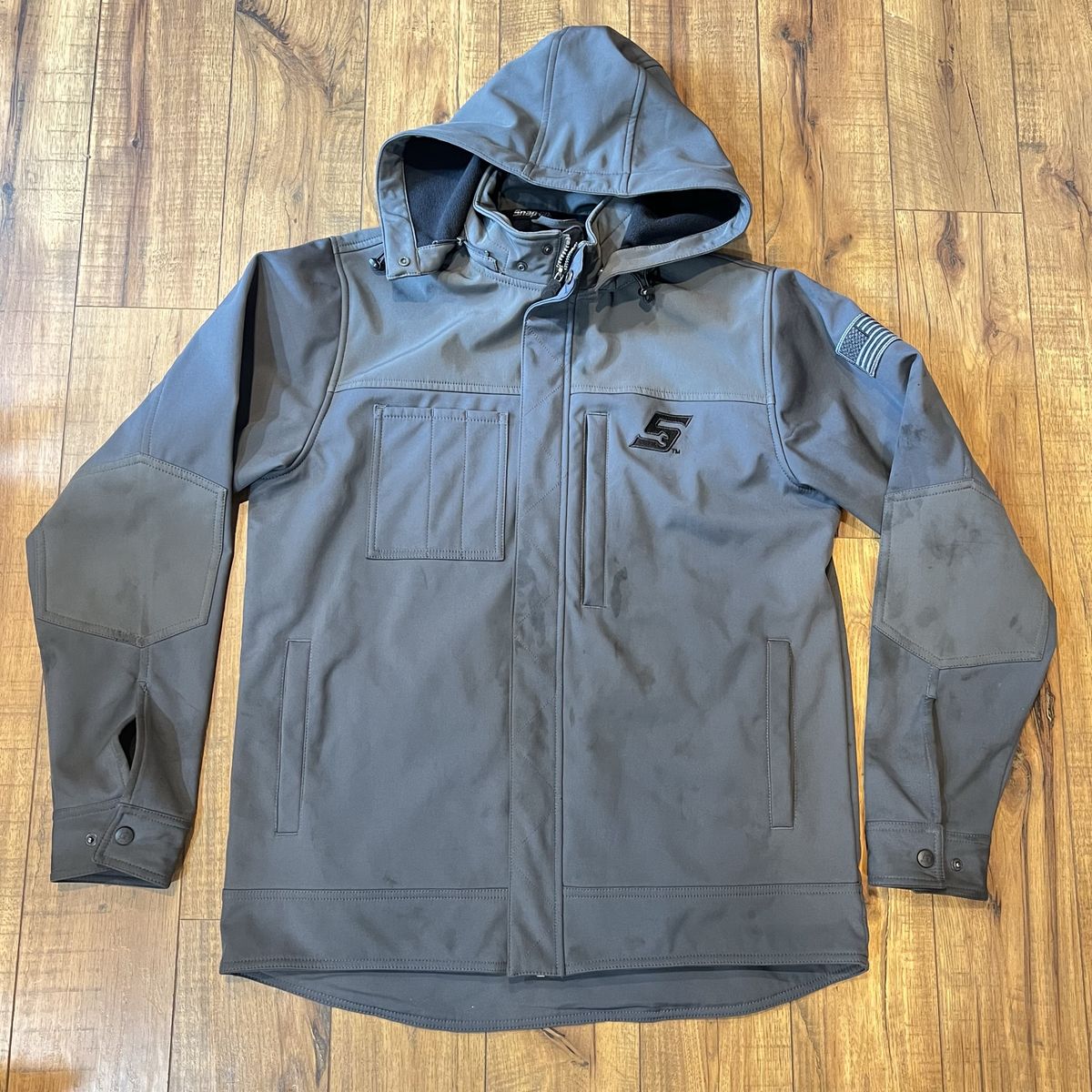 Snap-On Tools Kenosha Heavy Weight Softshell Fleece Lined Gray Men’s M Jacket