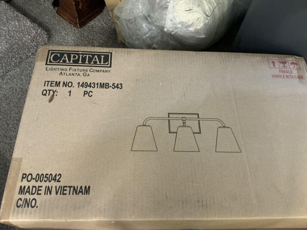 Capital Lighting 3-Light Bathroom Vanity