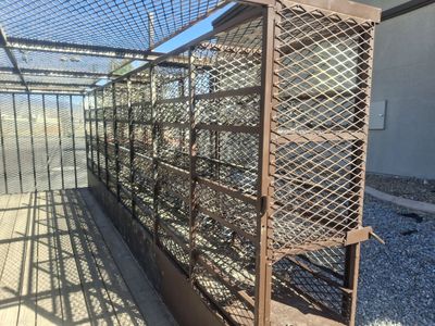 16' x 8' trailer with many lockable compartments title