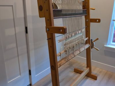 Large Wooden Weaving Loom Floor Standing for Crafts & Textiles