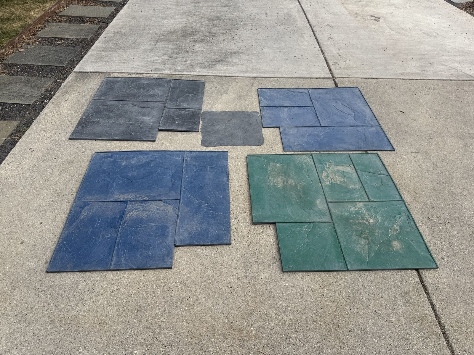 Concrete Stamp Set Butterfield Majestic Ashlar Slate Patern
