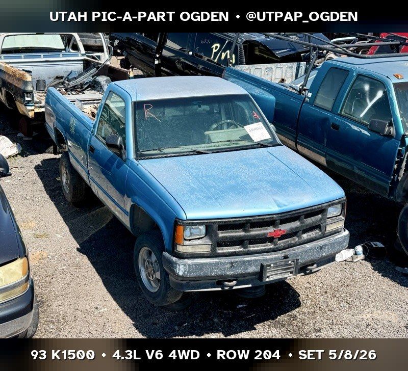 1993 Chevrolet K1500 Parts - UTPAP Ogden