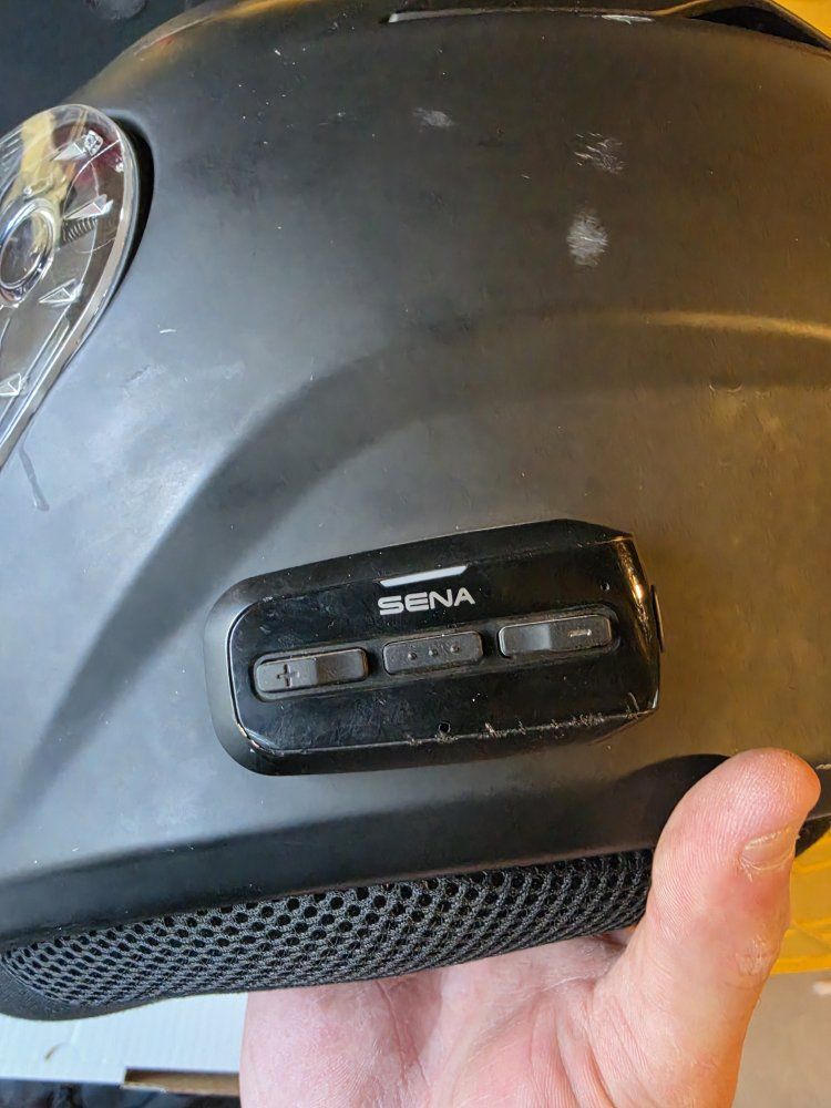 Harley helmet with built in sena
