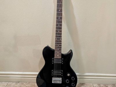 Legion Black Electric Guitar