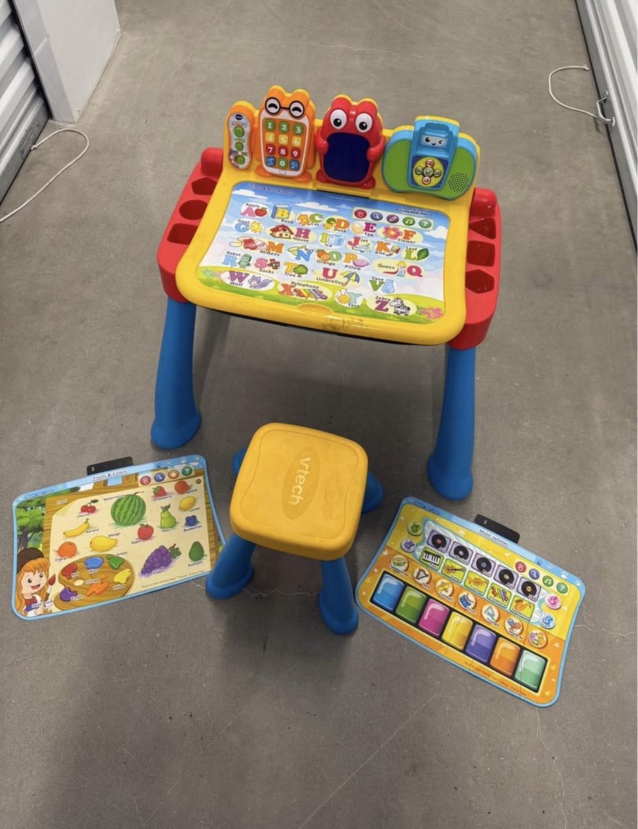 vtech touch and learn activity desk deluxe baby toy
