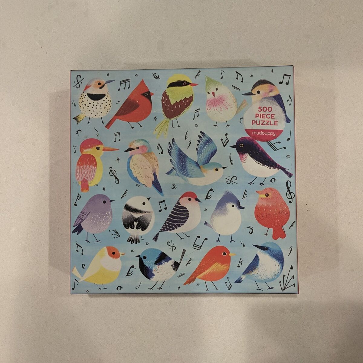Mudpuppy 500 Piece Puzzle Song Birds