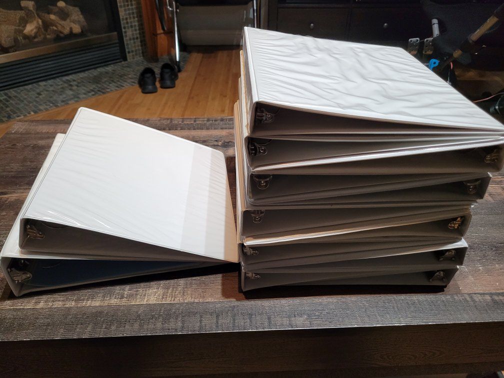 3 Ring binders