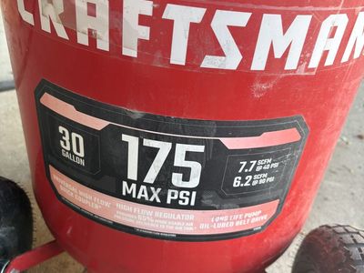 Craftsman 30 gallon air compressor