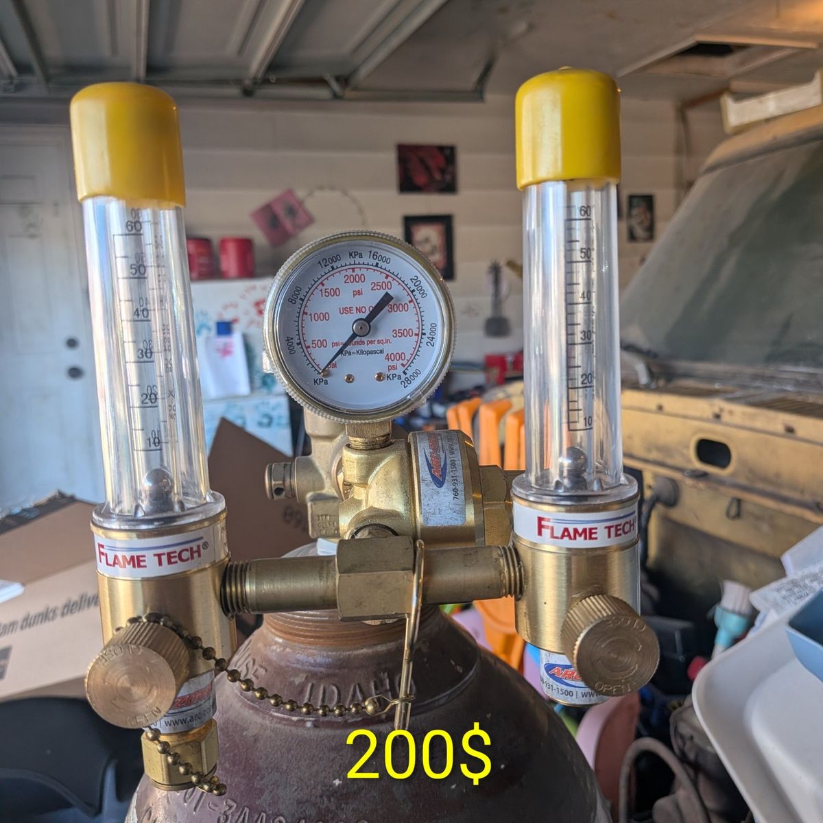 flame tech pressure gauge