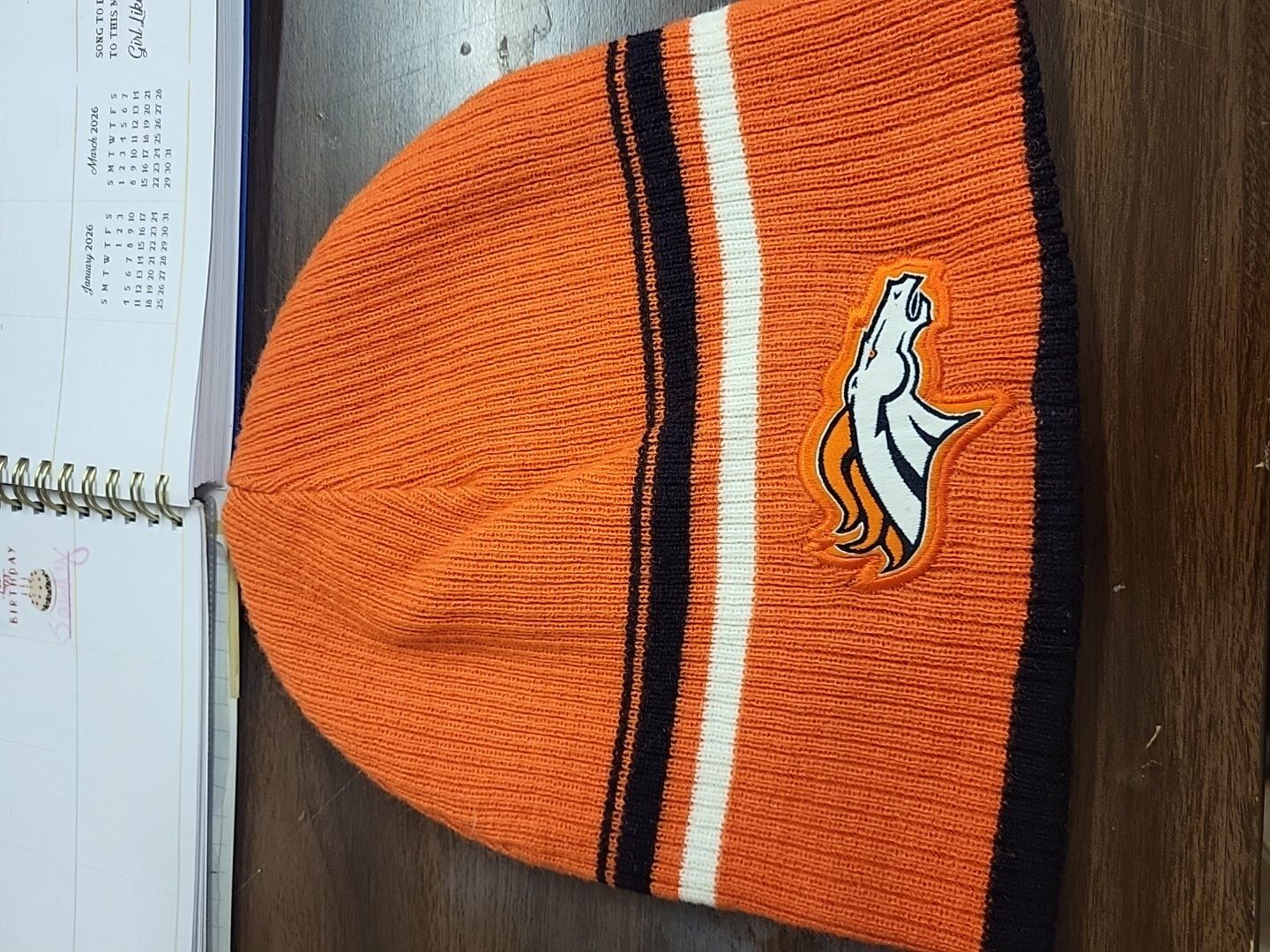 Denver Broncos Reversable Beanie