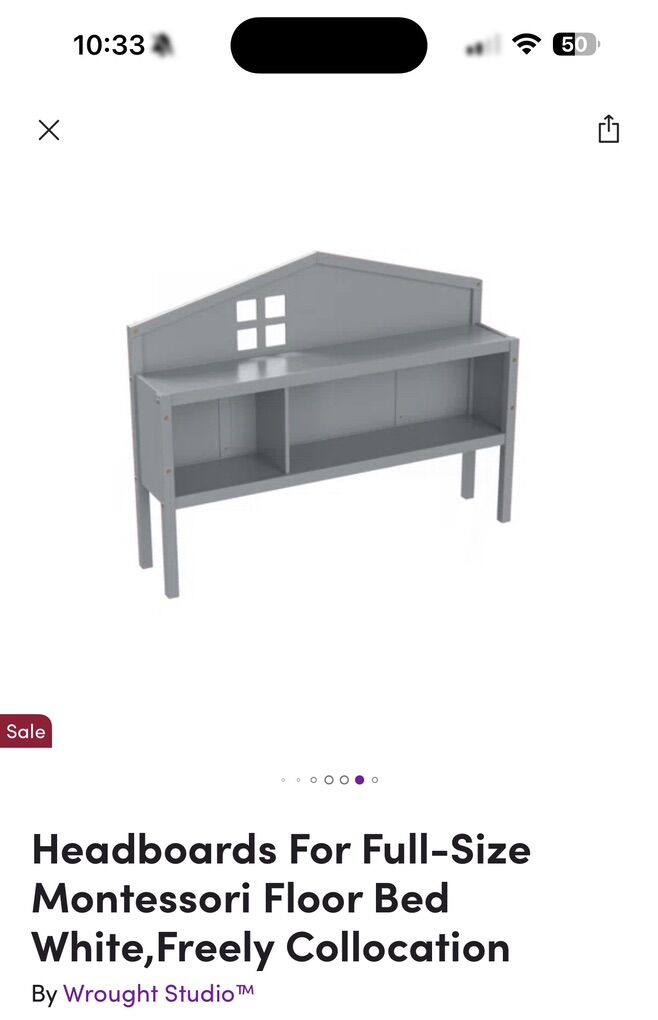 Toddler Head Board (Full)