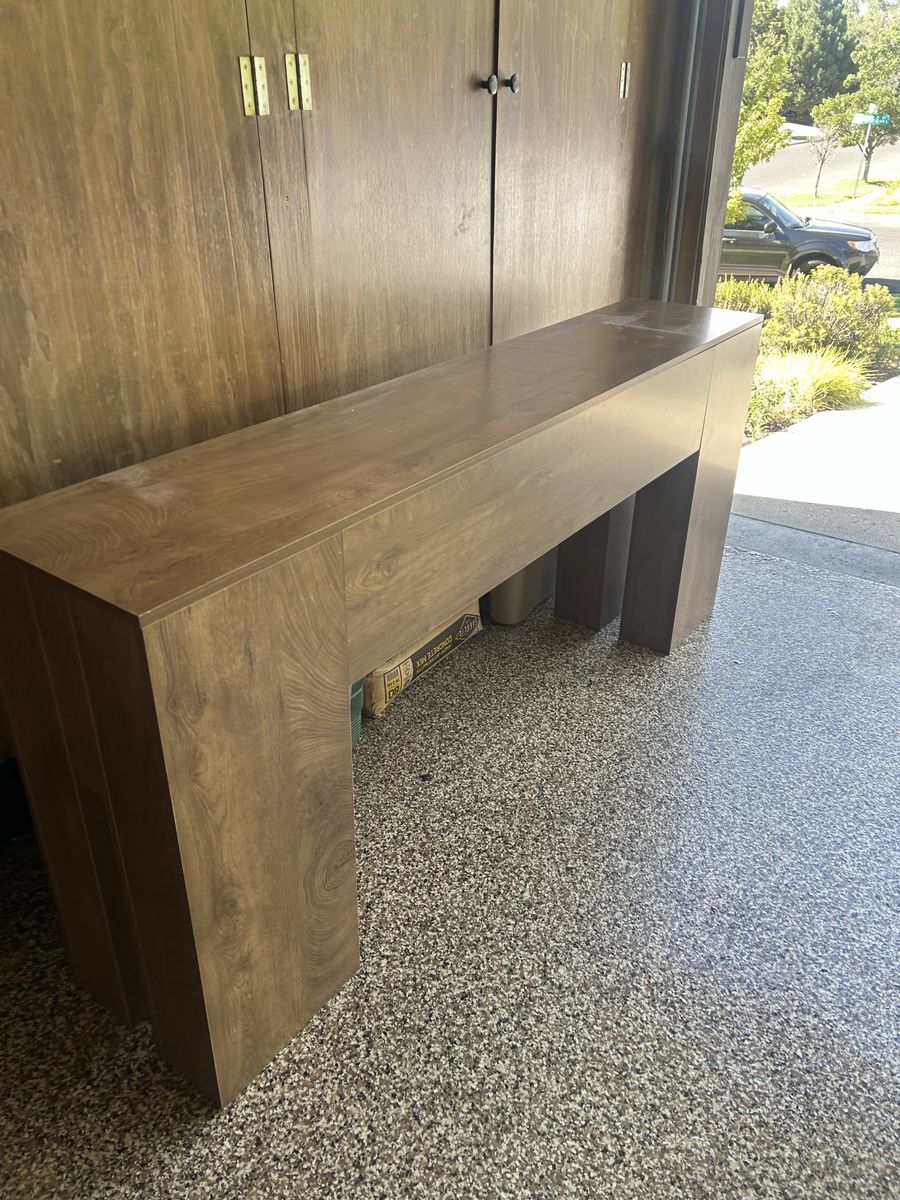 Modern Wooden Console Table Accent Table