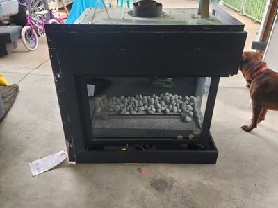 Montigo L/RHD32 Vented Gas Fireplace Heater - Natural Gas, 32,000 BTU/H Output