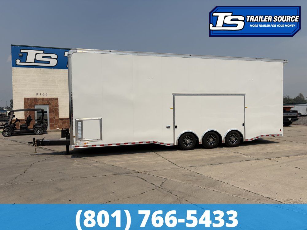 8.5x32 Haulmark Edge Stacker Enclosed Race Car Hauler Trailer - 21K GVWR -