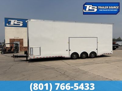 8.5x32 Haulmark Edge Stacker Enclosed Race Car Hauler Trailer - 21K GVWR -